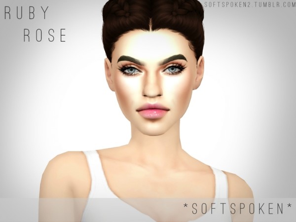  The Sims Resource: Ruby Rose by Softspoken