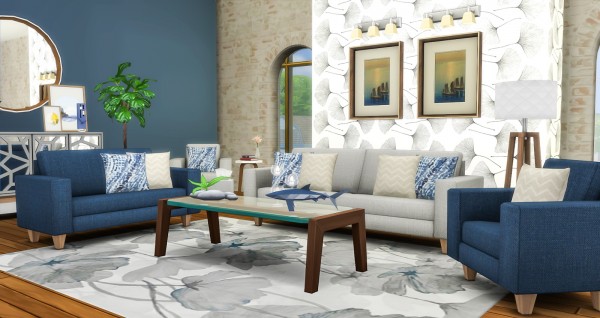  Simsational designs: Feel That Fabric Sofa Set Redux