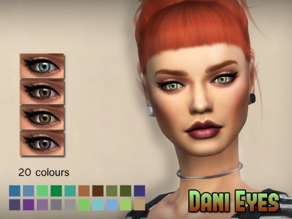  The Sims Resource: KM Dani Eyes by Kitty.Meow