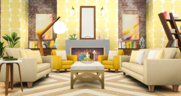  Simsational designs: Feel That Fabric Sofa Set Redux