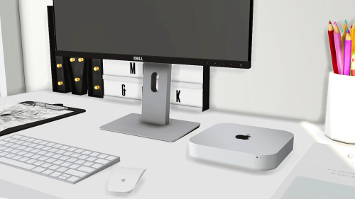  MXIMS: DELL U2414H Monitor, Mac Mini, ClipBoard and LightBox
