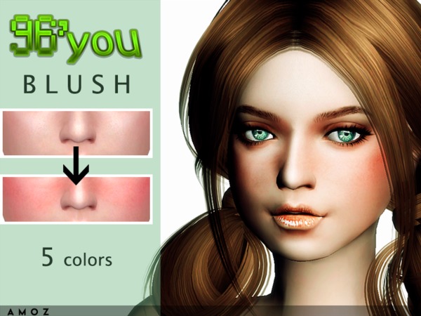  The Sims Resource: Blush 96 You by Amoz.