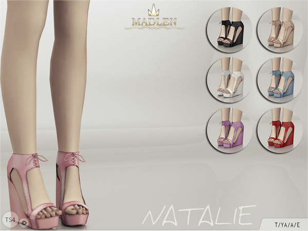  The Sims Resource: Madlen`s Natalie Shoes by MJ95