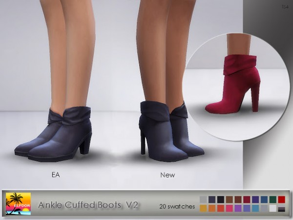  Elfdor: Ankle Cuffed Boots