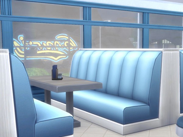 The Sims Resource: Aarons Place   Diner by CherryNellie