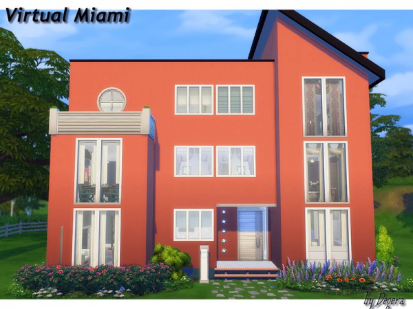  The Sims Resource: Virtual Miami house by Degera
