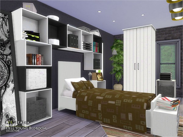  The Sims Resource: Fjell Young Bedroom by ArtVitalex