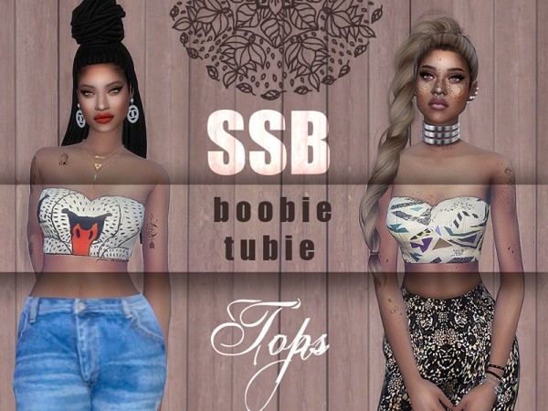  The Sims Resource: Tubies 4 life top by SavageSimBaby