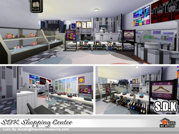  The Sims Resource: SDK Shopping Center by Autaki