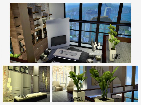  The Sims Resource: Penthouse No.1 by Hasthepsut