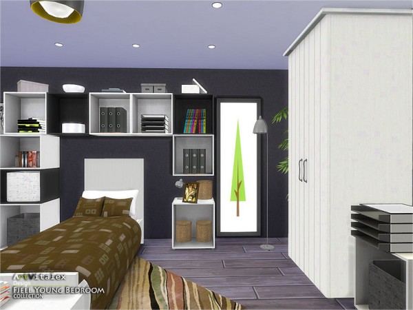  The Sims Resource: Fjell Young Bedroom by ArtVitalex