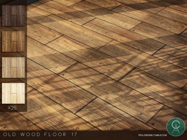  The Sims Resource: Old Wood Floor 17 by Pralinesims