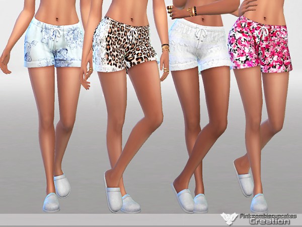  The Sims Resource: Pajama Shorts Pack Waiting for Spring