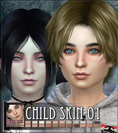  The Sims Resource: Children skin 01 by RemusSirion