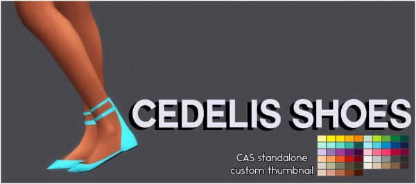  Simsworkshop: Cedelis Shoes by Sympxls