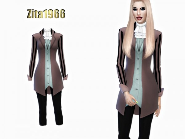  The Sims Resource: Classique outfit by ZitaRossouw