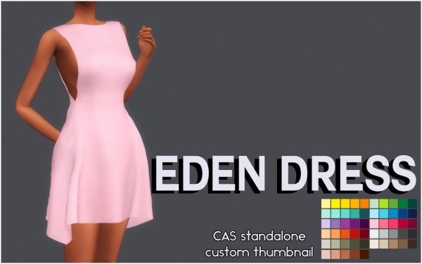  Simsworkshop: Eden dress by Sympxls