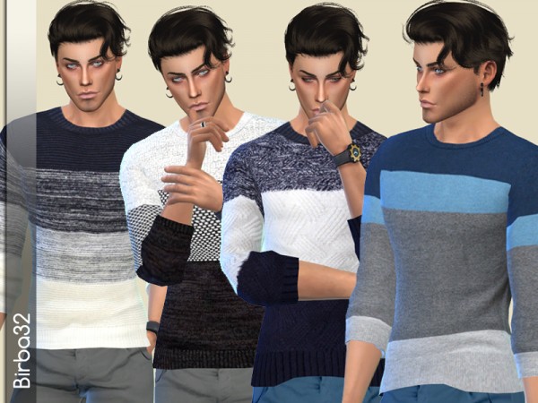 The Sims Resource: Logan Sweaters by Birba32 • Sims 4 Downloads