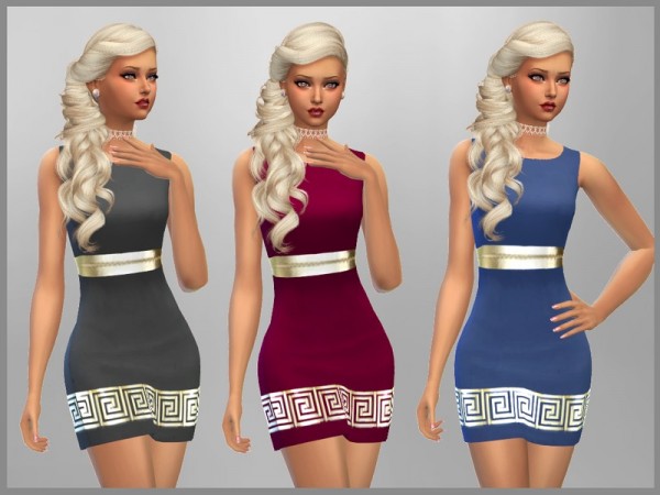 The Sims Resource: Stacey Dress by SweetDreamsZzzzz