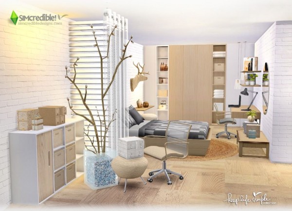 SIMcredible Designs: Keep Life Simple bedroom