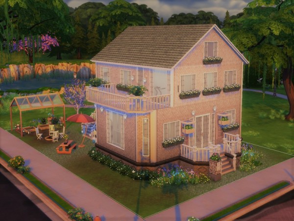  The Sims Resource: Little Spring House by renece 1231