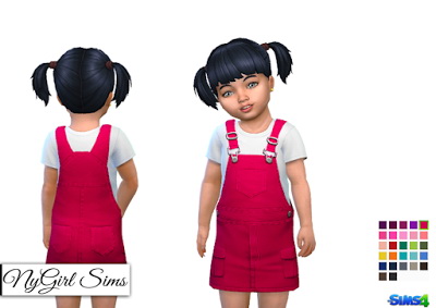  NY Girl Sims: Overall Dress