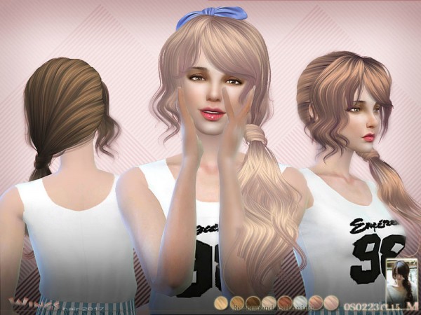  The Sims Resource: Wings H OS0223 hairstyle