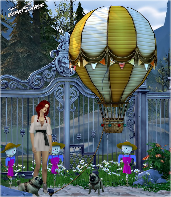  Jenni Sims: Decoratives Vol 39   Air balloon, Scarecrow, Dog puppet