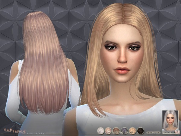  The Sims Resource: WINGS OS0226 hairstyle