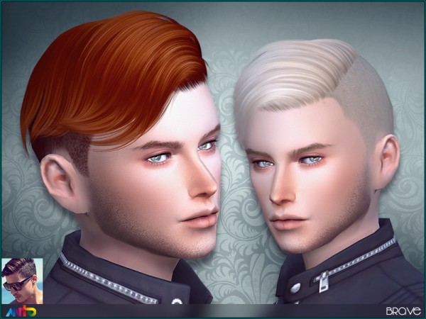  The Sims Resource: Anto   Brave Hairstyle
