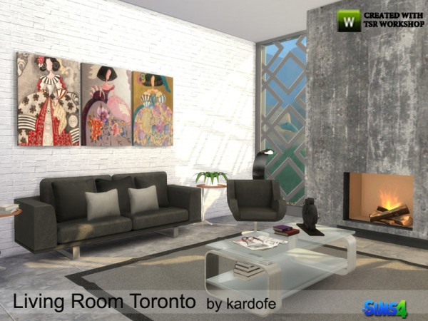  The Sims Resource: Livingroom Toronto by kardofe