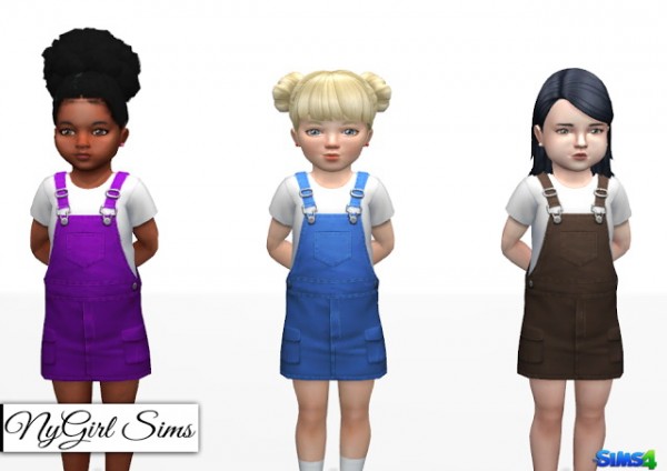  NY Girl Sims: Overall Dress