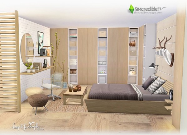  SIMcredible Designs: Keep Life Simple bedroom