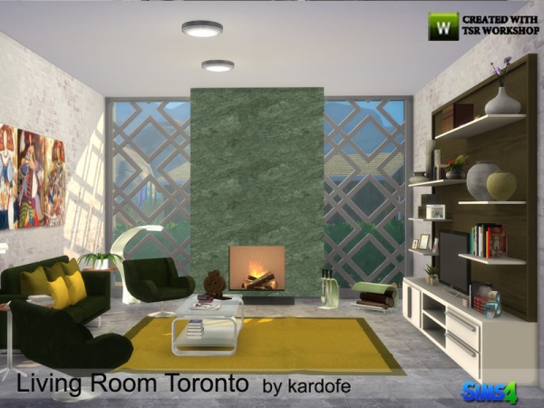  The Sims Resource: Livingroom Toronto by kardofe