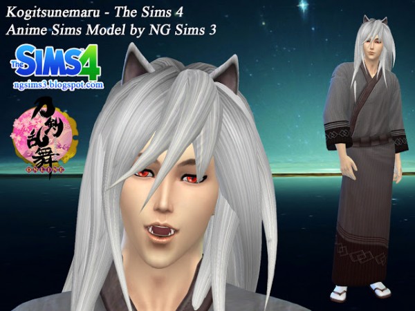  NG Sims 3: Kogitsunemaru sims model