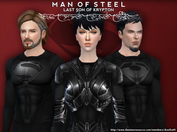  The Sims Resource: Man of Steel Set by AmiSwift