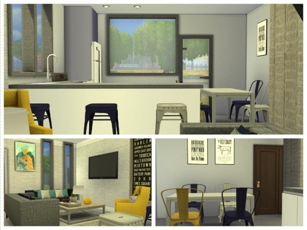  The Sims Resource: 4 Bedrooms Starter House by jmn11