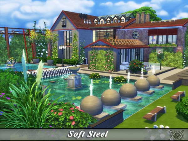  The Sims Resource: Soft Steel house by Danuta720