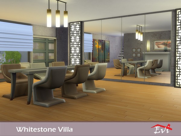  The Sims Resource: Whitestone Villa by Evi
