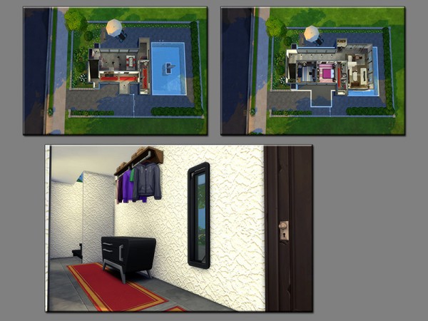  The Sims Resource: Blue Emotion house by matomibotaki