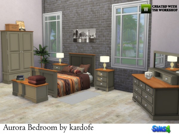  The Sims Resource: Aurora bedroom by kardofe