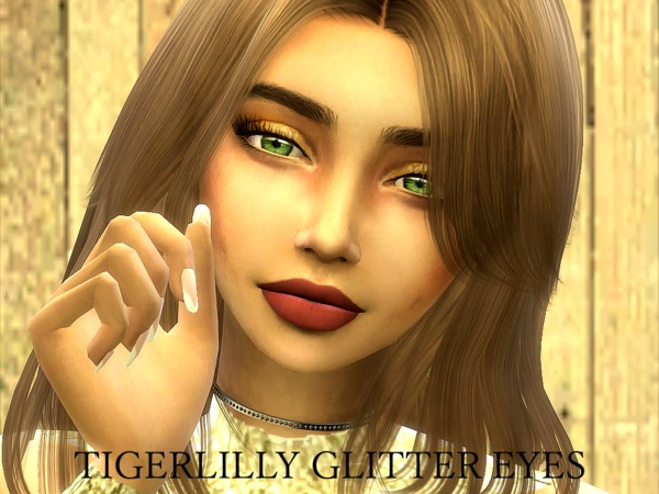  The Sims Resource: Glitter Eyes by tigerlillyyyy