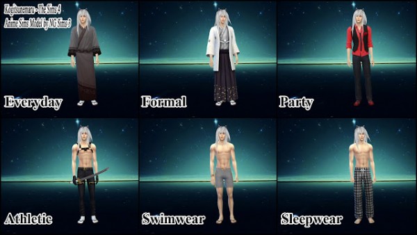  NG Sims 3: Kogitsunemaru sims model