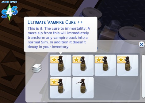  Mod The Sims: Ultimate Vampire Cure ++ by Seri