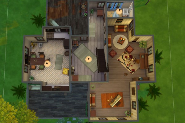  Blackys Sims 4 Zoo: Old ferm house by mammut