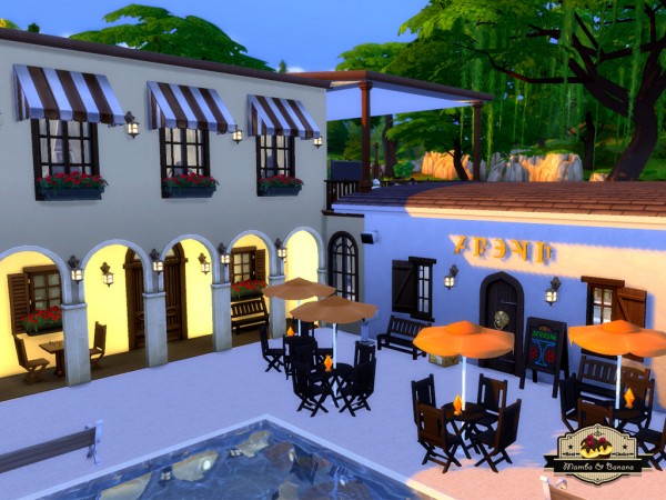  Mod The Sims: The Village (No CC) by mamba black