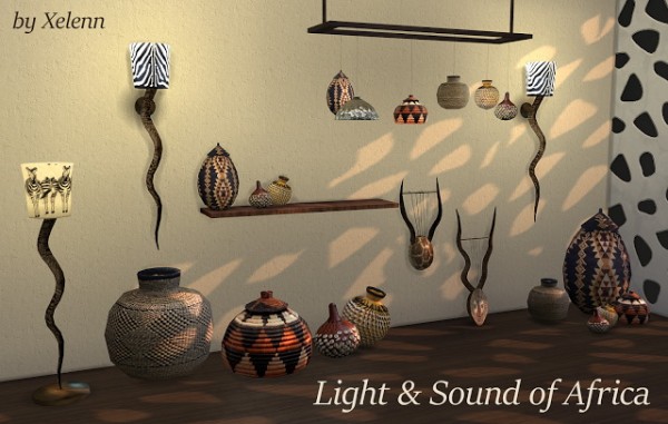  The Sims 4 Xelenn: Light and Sound of Africa