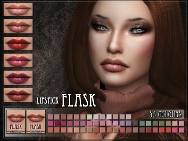  The Sims Resource: Flask Lipstick by RemusSirion