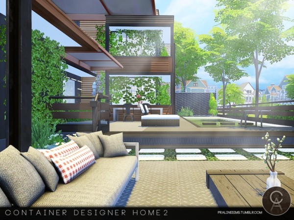  The Sims Resource: Container Designer Home 2 by Pralinesims