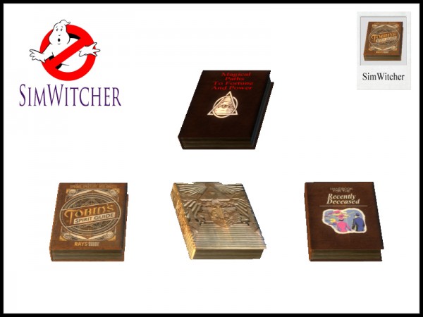  Mod The Sims: Ghostbuster Occult Books by Witchbadger